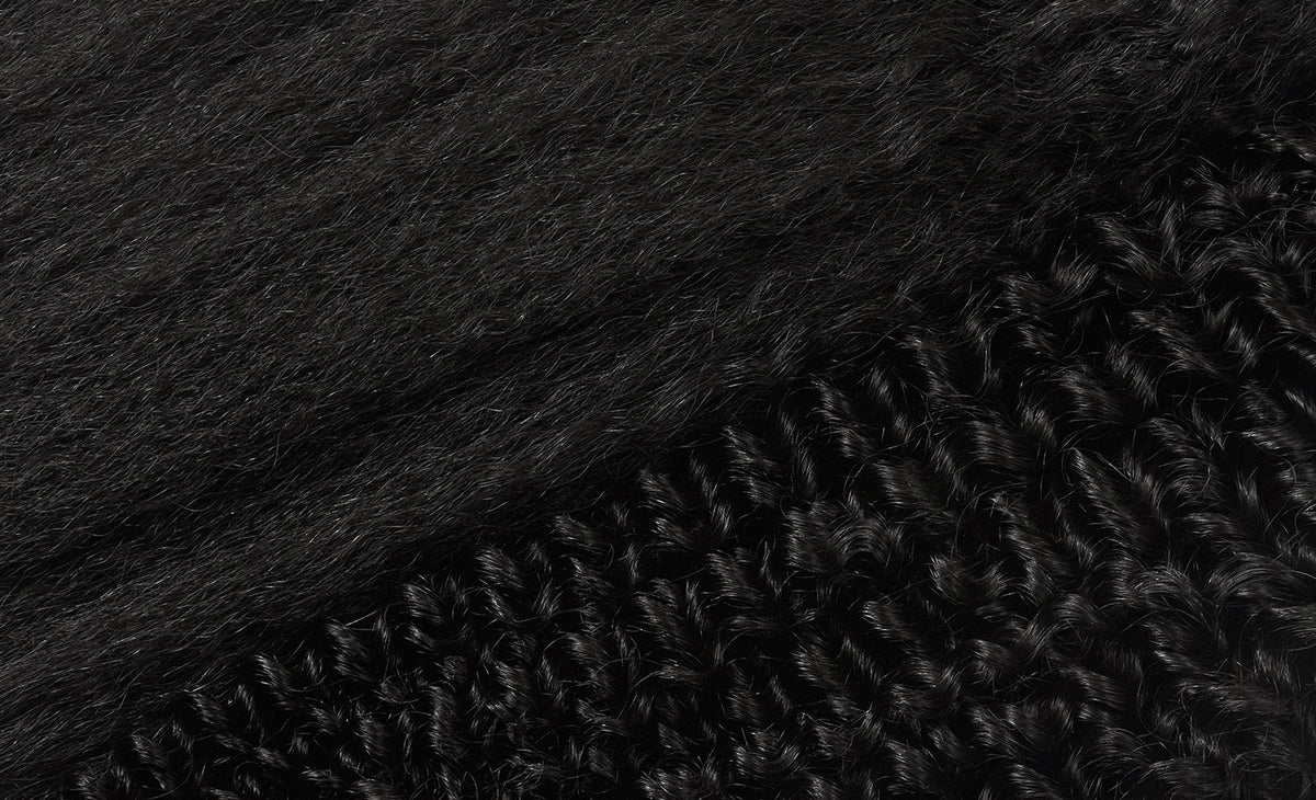 2 wefts of afro carribean hair extensions